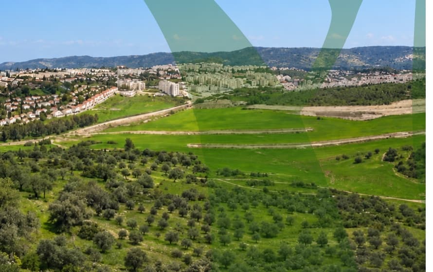 Olmaya On the Park — the hills of Ramat Beit Shemesh